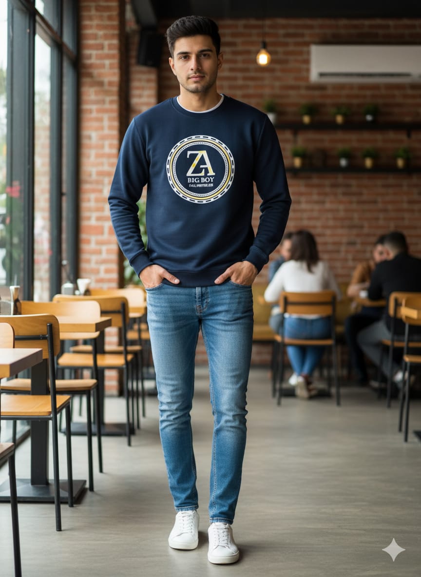 SWEEP SHIRT -BLUE COLOUR