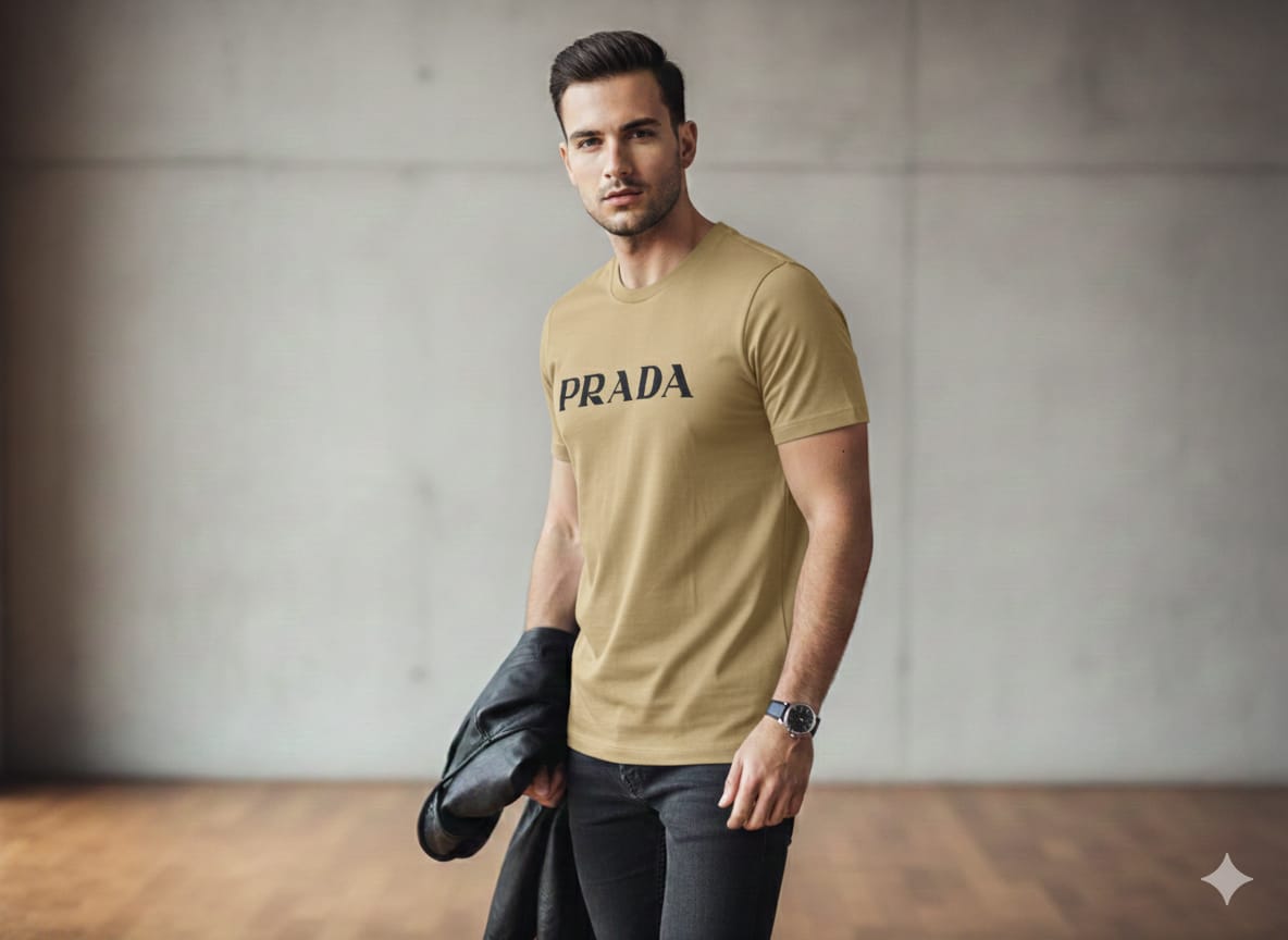 PREMIUM PRADA DR0P SHOLDER -BROWN COLOUR