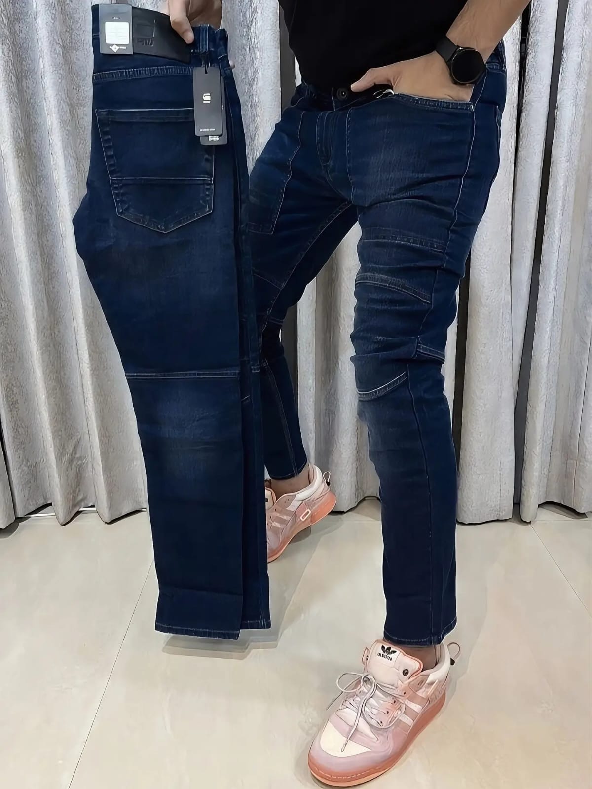 CARGO-10 FOUR POCKET DEEP BLUE