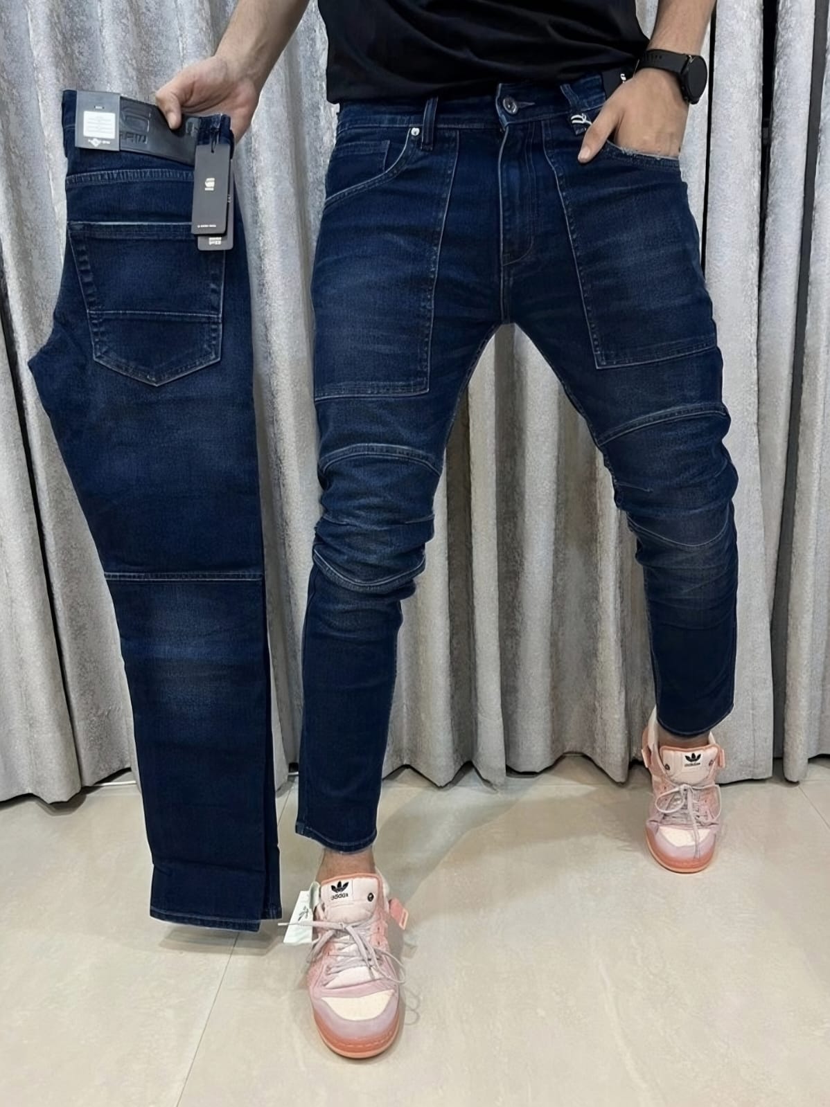 CARGO-10 FOUR POCKET DEEP BLUE - Image 3